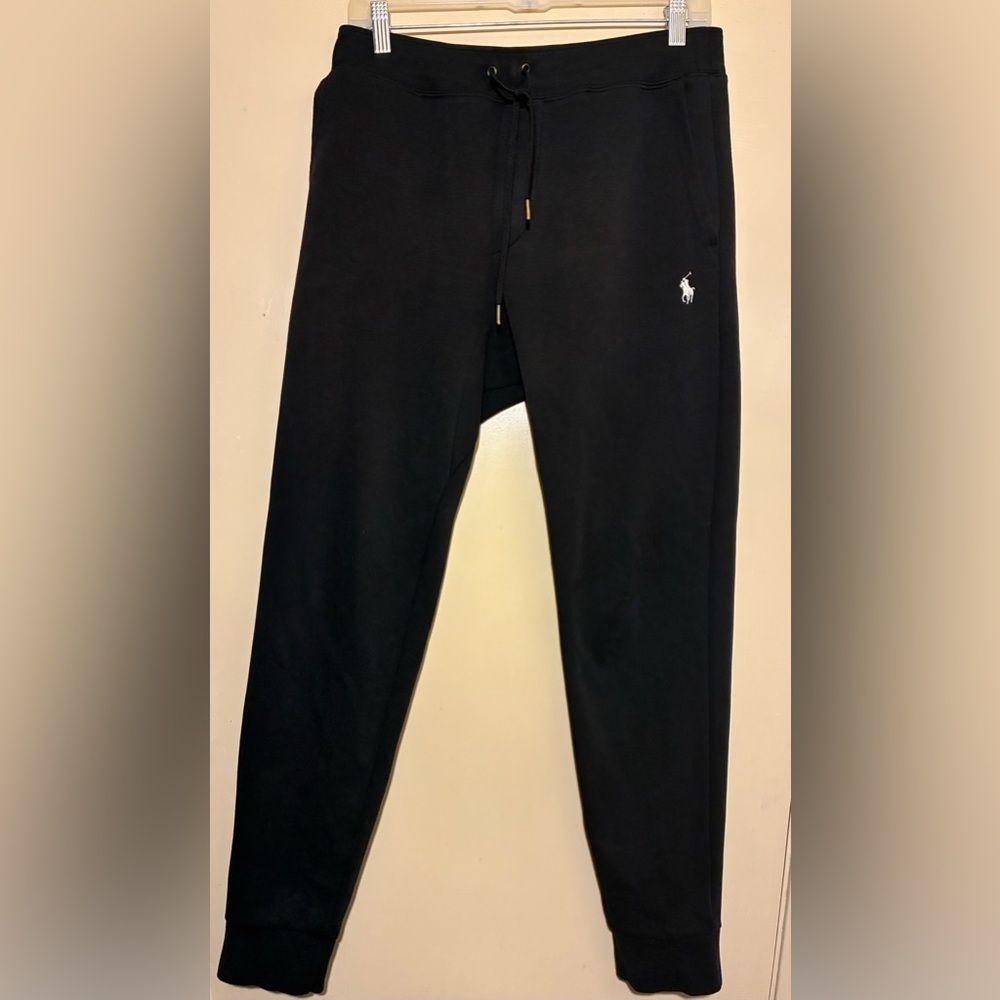 Polo Ralph Lauren Men Lounge Sweat Short Jogger Drawstring Pockets Black Sz ~S